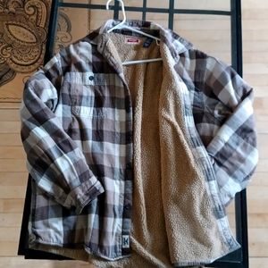 Large Wrangler flannel coat